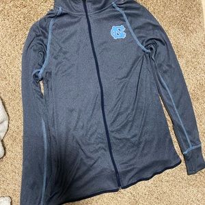 Unc light zip up jacket